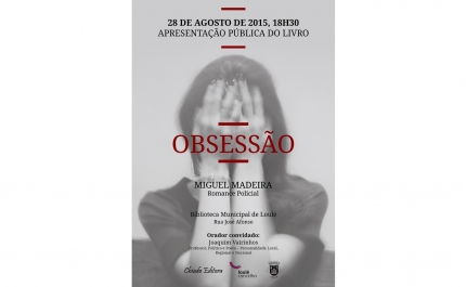 «Obsessão» de Miguel Madeira apresentado na Biblioteca Municipal de Loulé