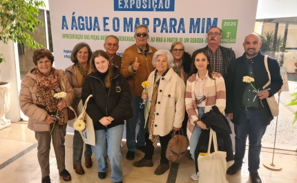 Quando a arte se pinta com o mar: Alunos da Universidade Sénior de Alcoutim participam em concurso ambiental 