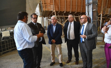 Secretário de Estado da Economia visita estaleiros navais do Guadiana