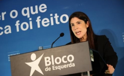 Mariana Mortágua e José Gusmão falaram de seca e habitação num comício em Loulé