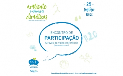 Orçamento Participativo de Odemira 2020 | ODEMIRA PROMOVE ENCONTRO PARTICIPATIVO ONLINE 