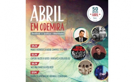 ABRIL EM ODEMIRA – FESTIVAL CELEBRA OS 50 ANOS DE JUSTIÇA E LIBERDADE