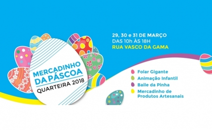 Mercadinho da Páscoa em Quarteira com Folar Gigante