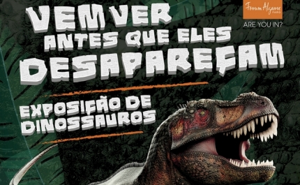 DINOSSAUROS INVADEM FORUM ALGARVE