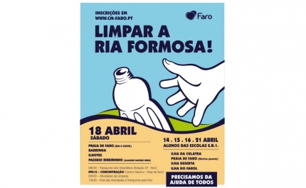 Voluntários de Faro unidos pela Ria Formosa