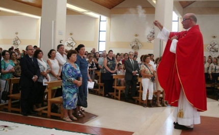 Tomada de Posse do novo Pároco de Quarteira, Padre José Joaquim Campôa
