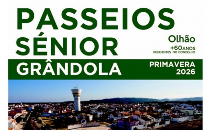 Está a chegar mais uma edição dos Passeios Sénior de Primavera