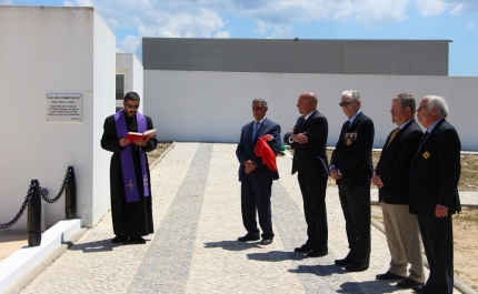 Cerimónia de entrega de talhão privativo ao Núcleo de Aljezur da Liga dos Combatentes