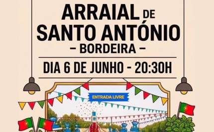 Bordeira celebra Arraial de Santo António com gastronomia típica e a grande estreia da Marcha de Bordeira 2026