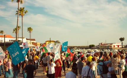 Mais de 200 pessoas estiveram presentes na iniciativa JUNTOS PELA PAZ NA PALESTINA