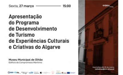 Olhão recebe sessão do Programa de Desenvolvimento de Turismo de Experiências Culturais e Criativas do Algarve