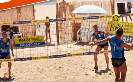 PRAIA DOS PESCADORES PALCO PARA A II ETAPA DO CAMPEONATO NACIONAL DE FUTEVÓLEI