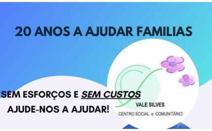 Ajude-nos a continuar a cuidar de quem precisa - Centro social e Comunitário de Vale Silves com 1% do seu IRS