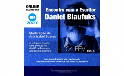 Biblioteca Municipal de Faro promove encontro com Daniel Blaufuks e restante programação online