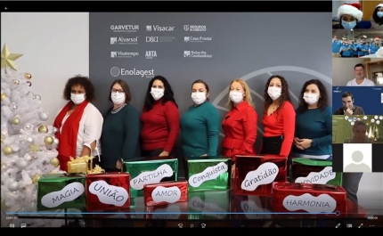 Enolagest celebra Natal virtual com centenas de colaboradores