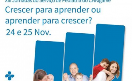 24 e 25 de novembro | Especialistas debatem, em Faro, temas sobre o desenvolvimento infantil