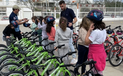 A «BICICLETA VAI À ESCOLA» JÁ ARRANCOU E VAI ENSINAR CRIANÇAS  DO CONCELHO DE LOULÉ