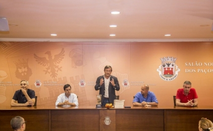 CARLOS SILVA E SOUSA CONGRATULA IMORTAL BASKET CLUB