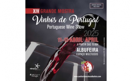 XIV EDIÇÃO DA GRANDE MOSTRA DE VINHOS DE PORTUGAL REALIZA-SE DE 11 A 13 DE ABRIL EM ALBUFEIRA