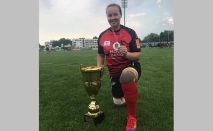 Atleta do Clube de Rugby Universitário do Algarve, Elena Andronic, sagra-se Campeã Europeia do Conference