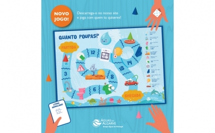 Águas do Algarve celebra Dia da Monitorização da Água com o  jogo «Quanto Poupas?» Adere a mais este Desafio.