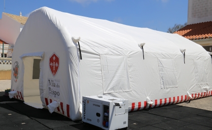 Vila do Bispo adquire tenda insuflável e gerador trifásico para a Proteção Civil