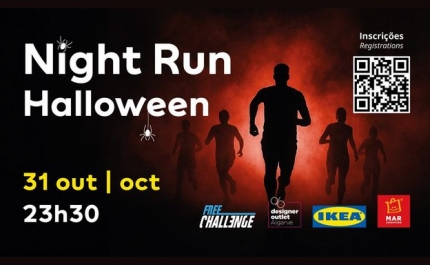 MAR SHOPPING ALGARVE E DESIGNER OUTLET ALGARVE RECEBEM NIGHT RUN – EDIÇÃO DE HALLOWEEN, A CORRIDA NOTURNA MAIS ASSUSTADORA DO ANO