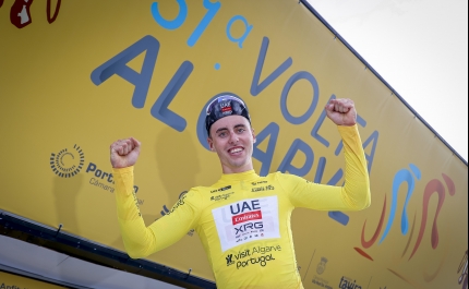 Volta ao Algarve: Jan Christen vence segunda etapa e lidera, João Almeida segundo
