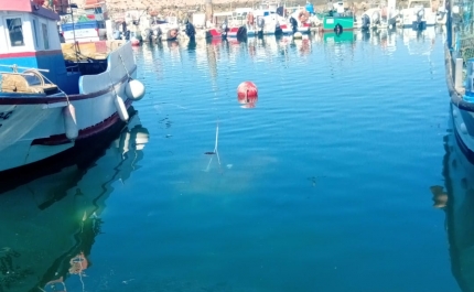 Embarcação de pesca afunda no porto de pesca de Quarteira