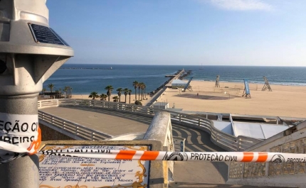 Câmara de Portimão interdita oito quilómetros de praia e costa