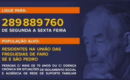 UNIÃO DAS FREGUESIAS DE FARO LEVA COMPRAS ESSENCIAIS AO DOMICILIO