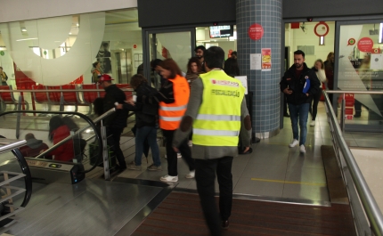 SIMULACRO DE SISMO SEGUIDO DE INCÊNDIO NO MERCADO