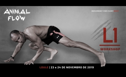 ANIMAL FLOW ®: LOULÉ RECEBE O NÍVEL 1 DE UMA DAS MODALIDADES DO MOMENTO A NÍVEL MUNDIAL