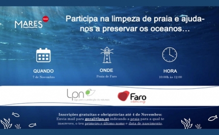 MARES CIRCULARES LIMPAM PRAIA DE FARO