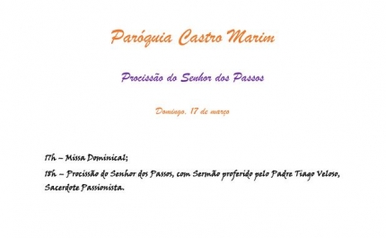 Paróquia Castro Marim | Procissão do Senhor dos Passos