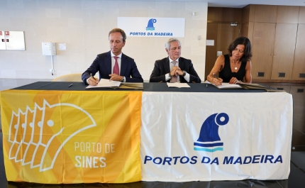 Portos de Sines e do Algarve e Portos da Madeira reforçam cooperação