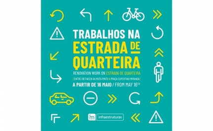 Obra de Beneficiação da Estrada de Quarteira em Vilamoura
