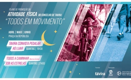 Tavira Convida a Pedalar e Caminhar sob as estrelas