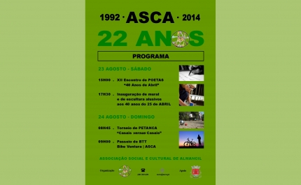 ASCA celebra 22º Aniversário