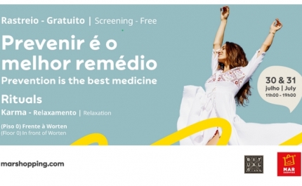 SENSIBILIZAÇÃO ÀS CRIANÇAS PARA CUIDADOS SOLARES, RASTREIO VISUAL E AÇÃO DE RELAXAMENTO NOS MEETING PLACES MAR SHOPPING EM JULHO 