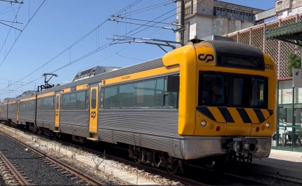 Linha do Algarve - Primeira circulação com comboio elétrico de Faro até Vila Real de Santo António