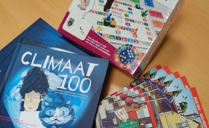 LIVROS E JOGOS SOBRE AÇÃO CLIMÁTICA ATRIBUÍDOS A ALUNOS DO CONCELHO DE LOULÉ