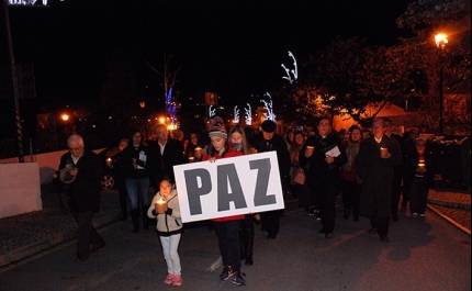 Manifestação pela Paz, integrada na campanha de Natal da Cáritas, lembrou cristãos perseguidos