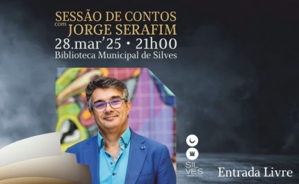 SERAFIM NA BIBLIOTECA MUNICIPAL DE SILVES PARA ENCONTRO COM O PÚBLICO