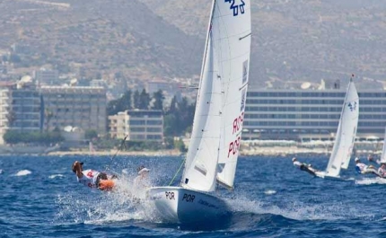 Diogo Pereira e Manuel Macedo na luta pelo pódio no Mundial de vela da Juventude