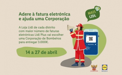 LIDL REFORÇA O APOIO AOS BOMBEIROS PORTUGUESES NUMA NOVA CAMPANHA LIDL PLUS