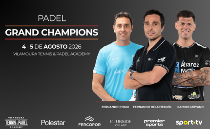 Fernando Belasteguín regressa a Portugal e é o cabeça de cartaz do Padel Grand Champions 2026