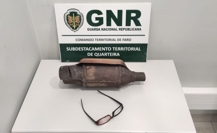 Detido em Quarteira por furto de catalisador 