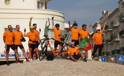 De Lisboa ao Algarve: Participantes da iniciativa em bicicleta elétrica fazem paragem em Loulé