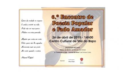 6º Encontro de Poesia Popular e Fado Amador